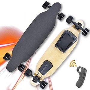 Elektrisches Longboard bis 40 km/h; Elektro Skateboard Höchstgeschwindigkeit 40 km/h; Elektrisches Skatboard 40 km-h
